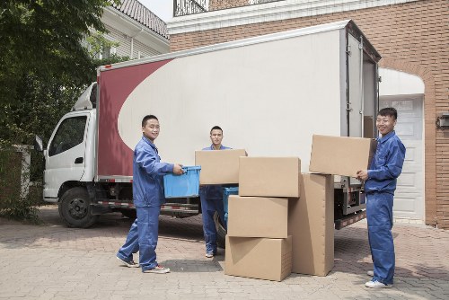 Removal truck ready for a Liverpool home move