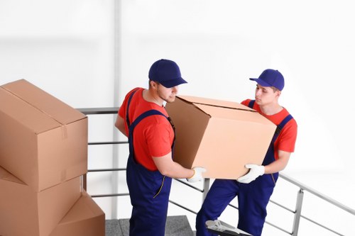 Packed boxes ready for a Liverpool home move