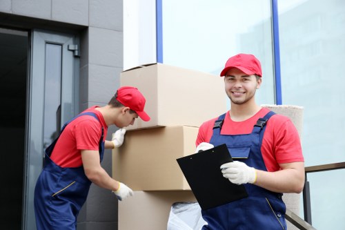 Man and van moving service in Liverpool city streets