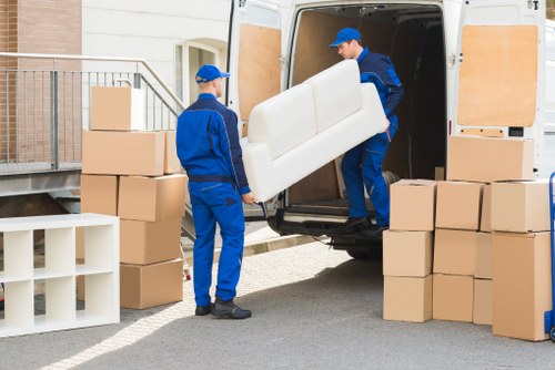 Furniture handling during a home move in Liverpool