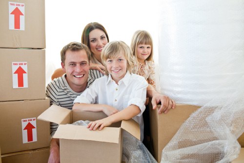 Furniture being moved into a new home in Liverpool