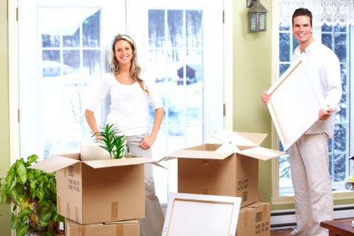 Local team collecting bulky furniture in Liverpool streets