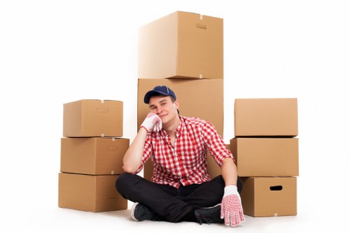 Local transfer station handling sorted removal waste